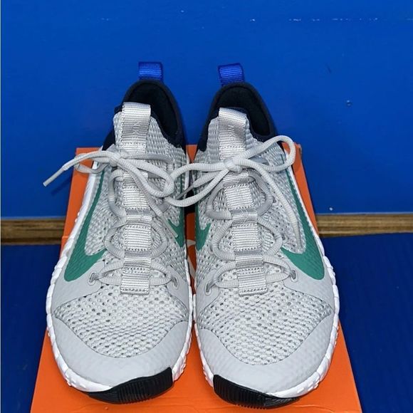 NEW Nike Free Metcon 3 Grey Fog Blue Green CJ0861-043 Men's Size 11 Shoes - Picture 4 of 8